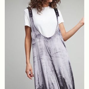 Anthropologie Silver Velvet Jumper